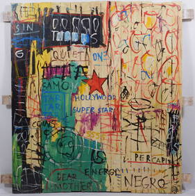 Jean-Michel Basquiat, Manner of: Hollywood Superstar (1 of 10)