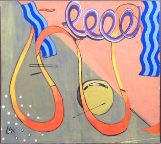 Wassily Kandinsky, Attributed: Abstract Composition (1 of 10)