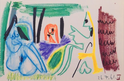 Pablo Picasso:  Les Dejeuners III