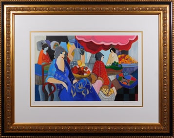 Itzchak Tarkay: Women to Market II