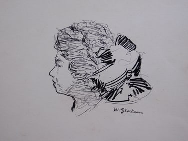William Glackens . Portrait of Girl