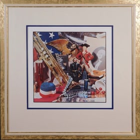 After Audrey Flack: Fourth of July Still Life