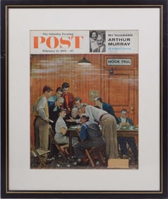 Norman Rockwell: The Saturday Evening Post 2/14/1959 (Jury Room)