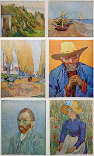 After Vincent van Gogh: Folio of Prints, Album D'Art: After Vincent van Gogh (Dutch, 1853-1890): Folio of Prints, Album D'Art. Skira, les gravures. Six offset lithographs printed in color, published in 1947 in Geneve, Switzerland. Vincent van Gogh was a