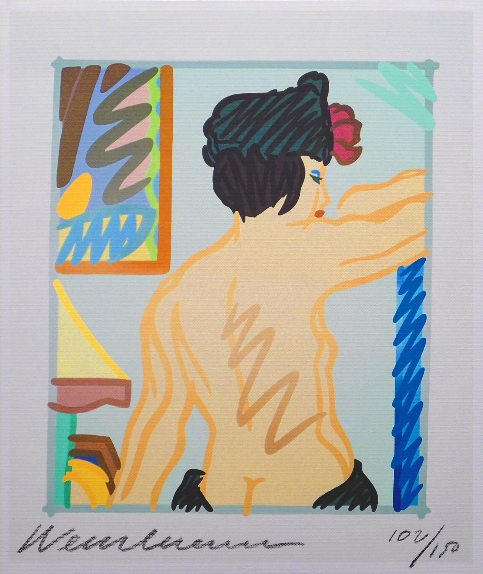 After Tom Wesselmann: Judy with Black Hat (1 of 6)