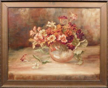 Floral Still Life with Nasturtiums