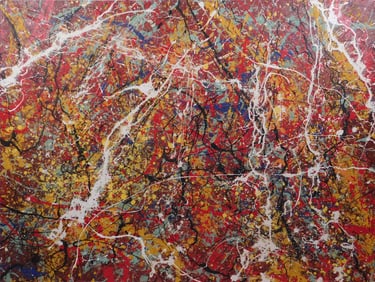 Style of Jackson Pollock: Drip Painting