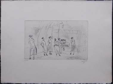 Jules Pascin: Dans un Square