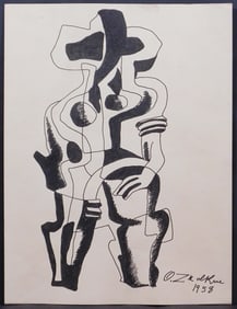 Ossip Zadkine, Manner of: Woman in a Hat