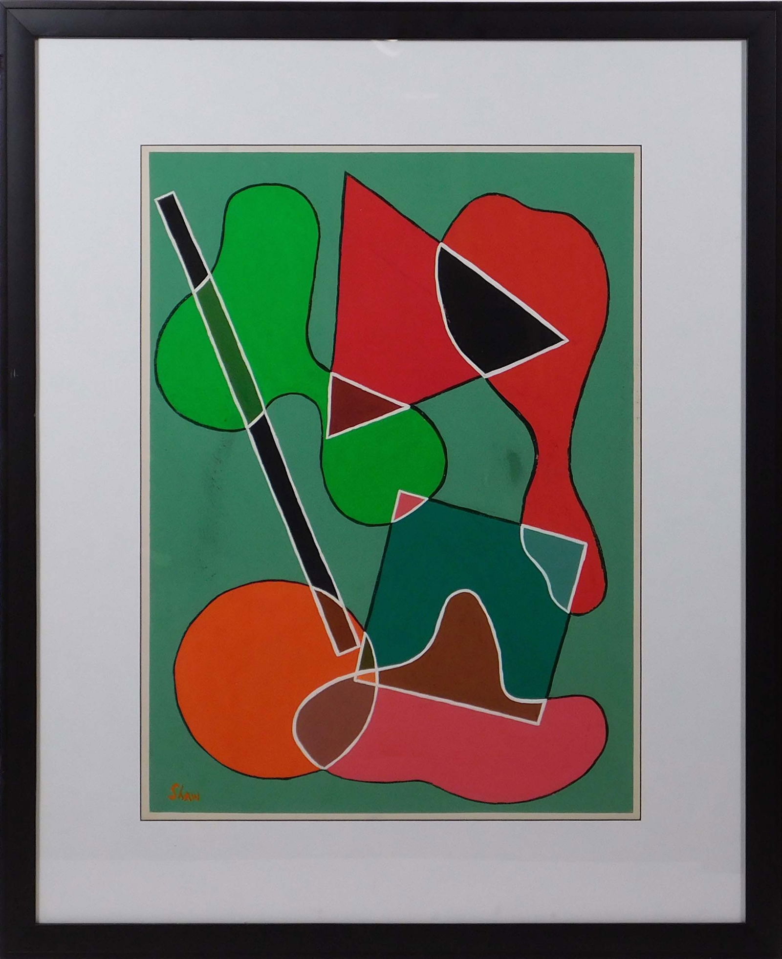 Charles Green Shaw, Attributed: Abstract Composition Study (1 of 10)