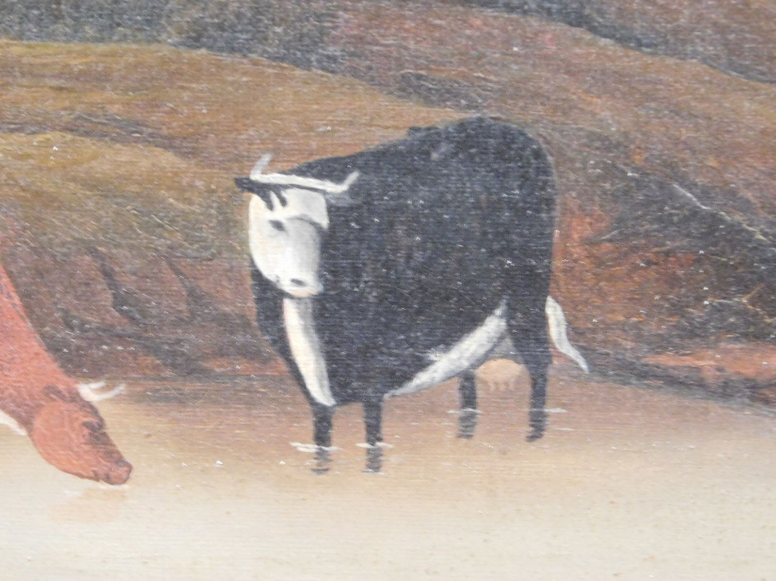 Continental School: Cows By a Stream - 4