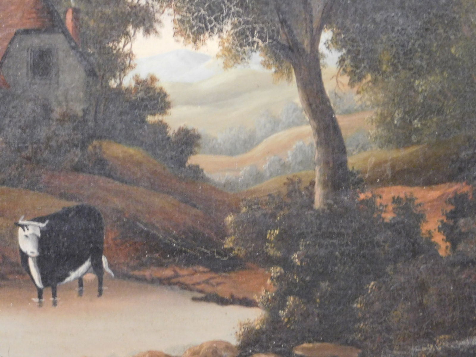 Continental School: Cows By a Stream - 9