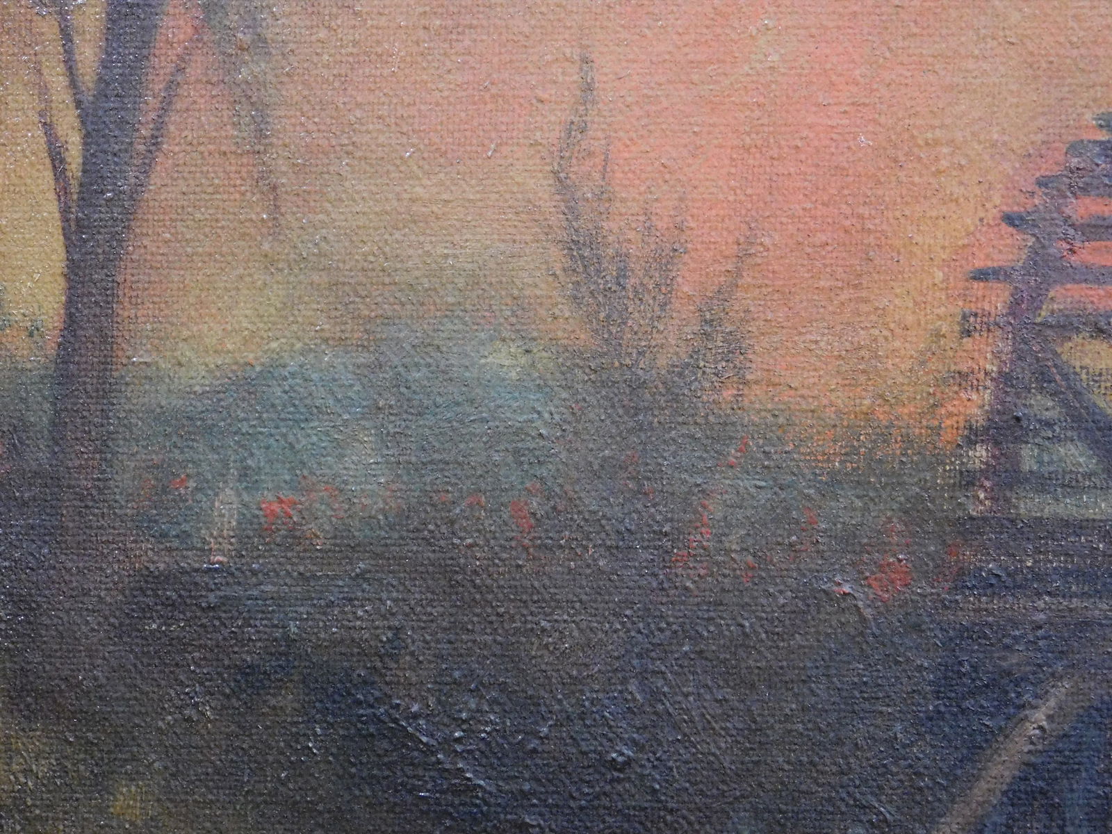 A. Black: Tonalist Rustic Mill - 4