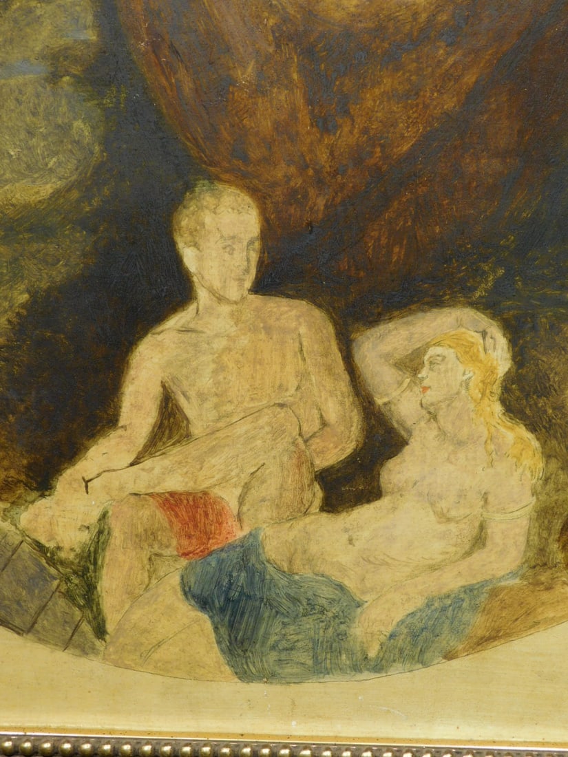 Classical Scene with Nude Figures - 3
