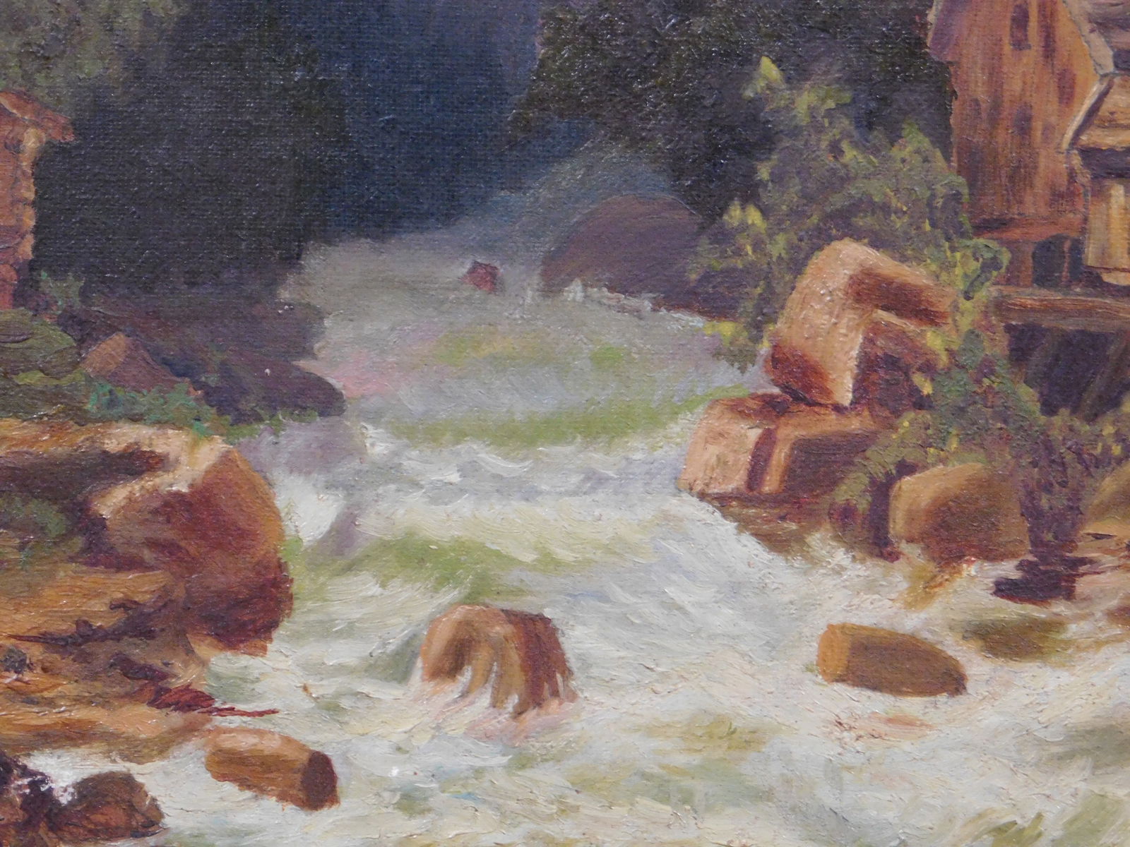 Fishing by a Mill - 2