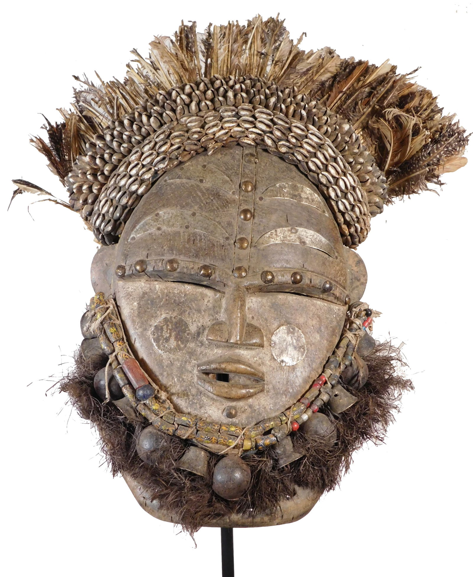 Elaborate Large Janus Mask, Dan People, Liberia (1 of 11)