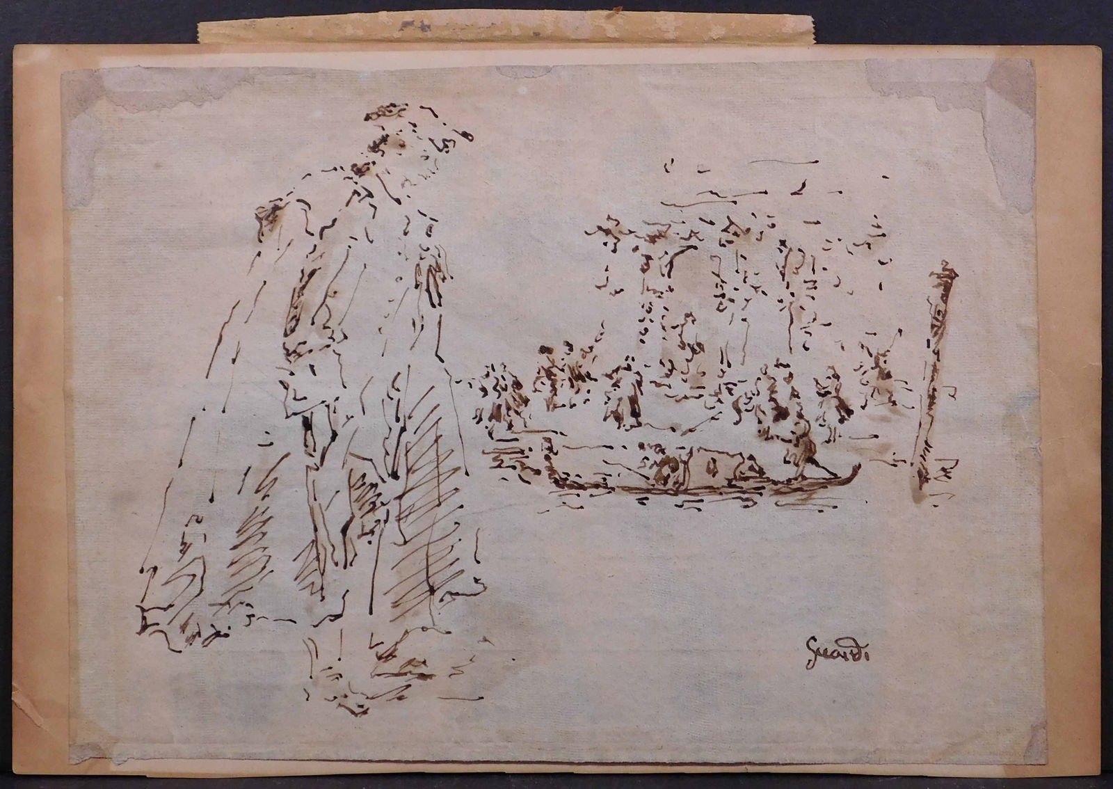 School of Francesco Guardi: Genre Scene Study (1 of 8)