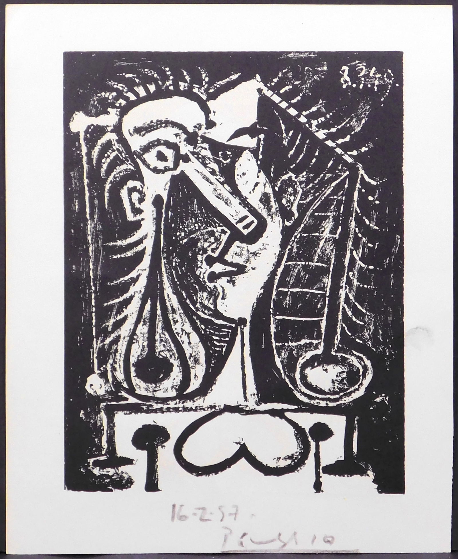 Style of Pablo Picasso: Visage (1 of 14)