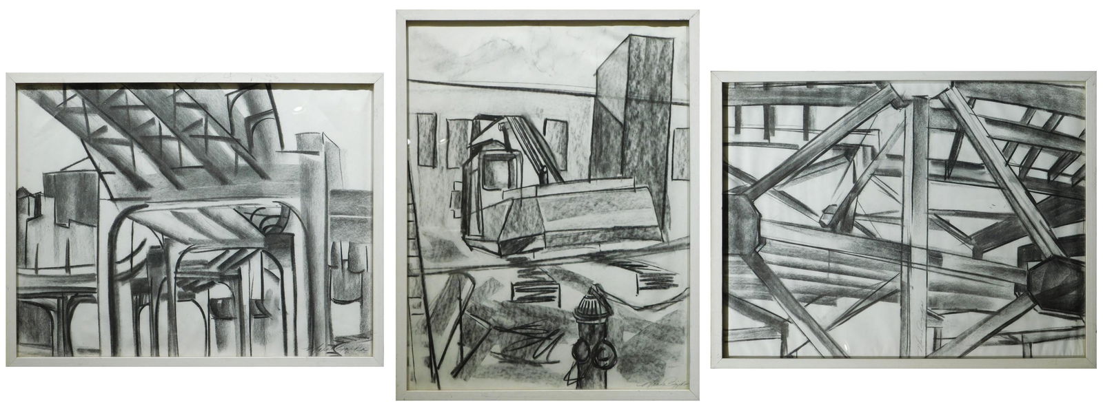 Maria Razika: Big Dig Construction Site Triptych (1 of 14)