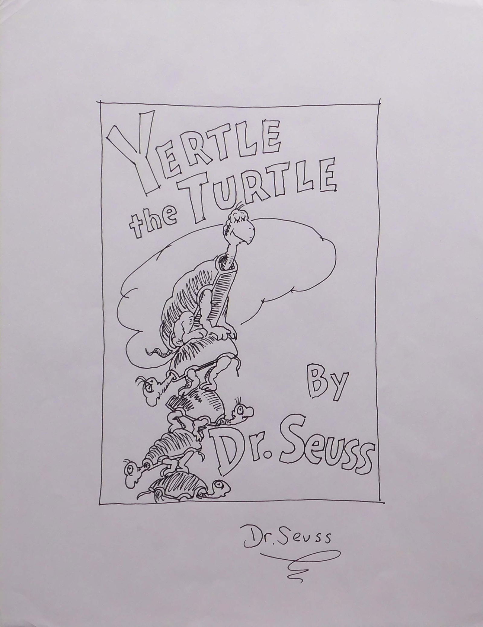 Dr. Seuss, Attributed: Yertle The Turtle (1 of 6)