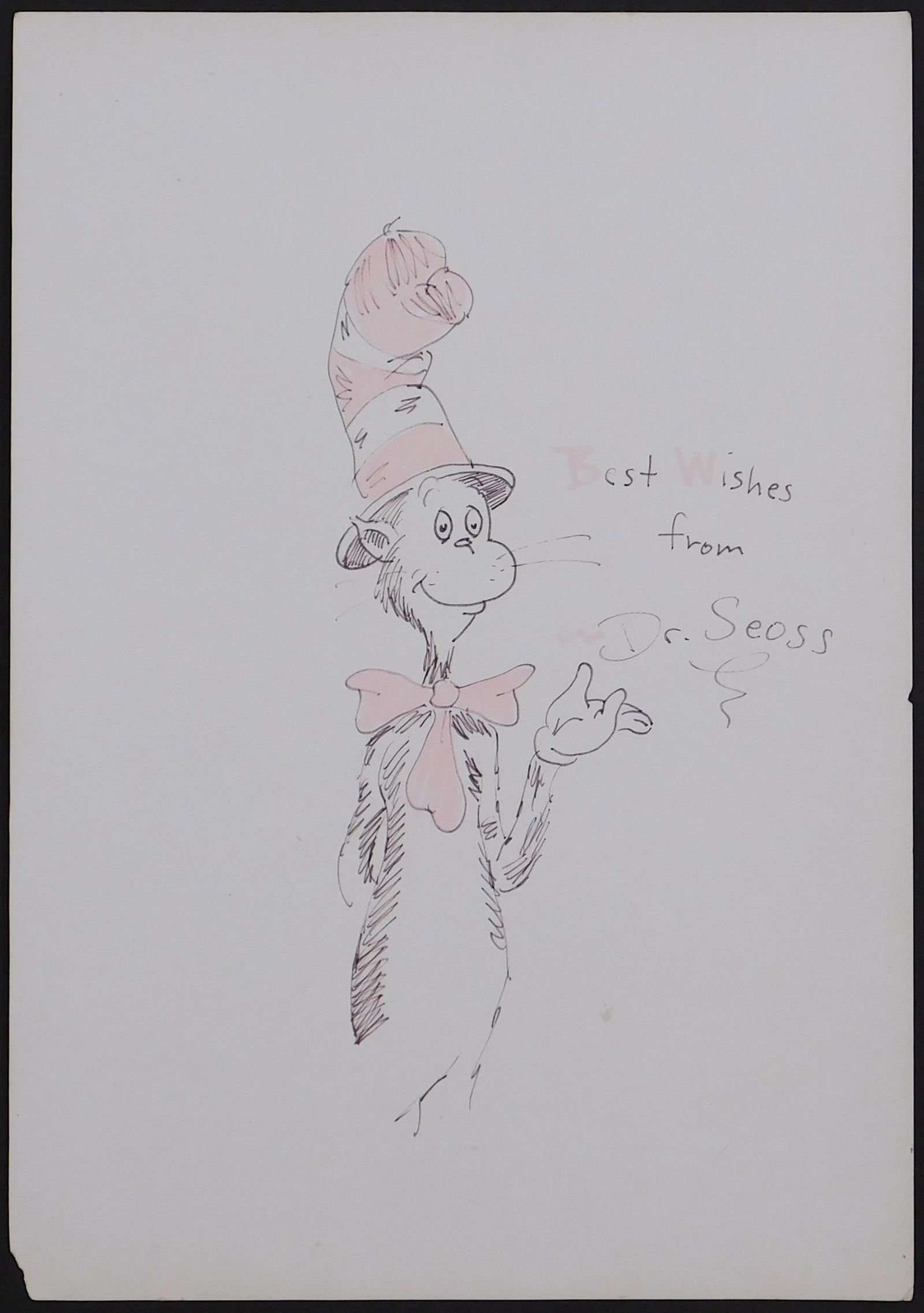 Dr. Seuss, Manner of: Best Wishes, Cat In The Hat (1 of 9)