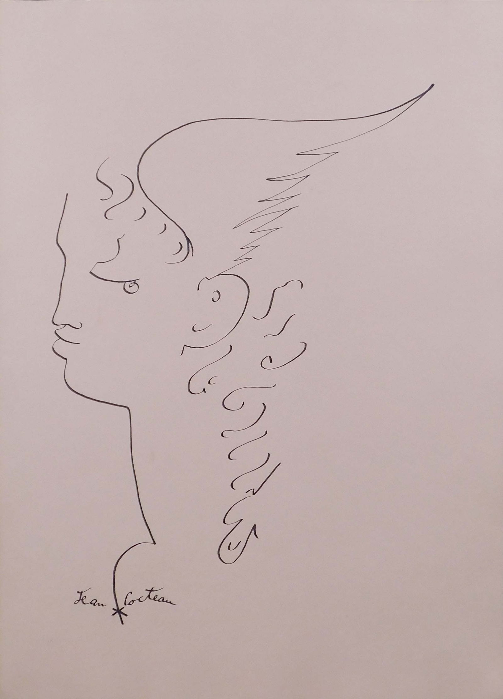 Jean Cocteau, manner of: Mercury (1 of 7)