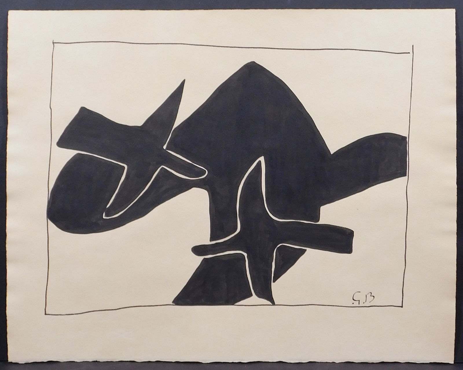 After Georges Braque: Les Oiseaux Noirs (1 of 7)