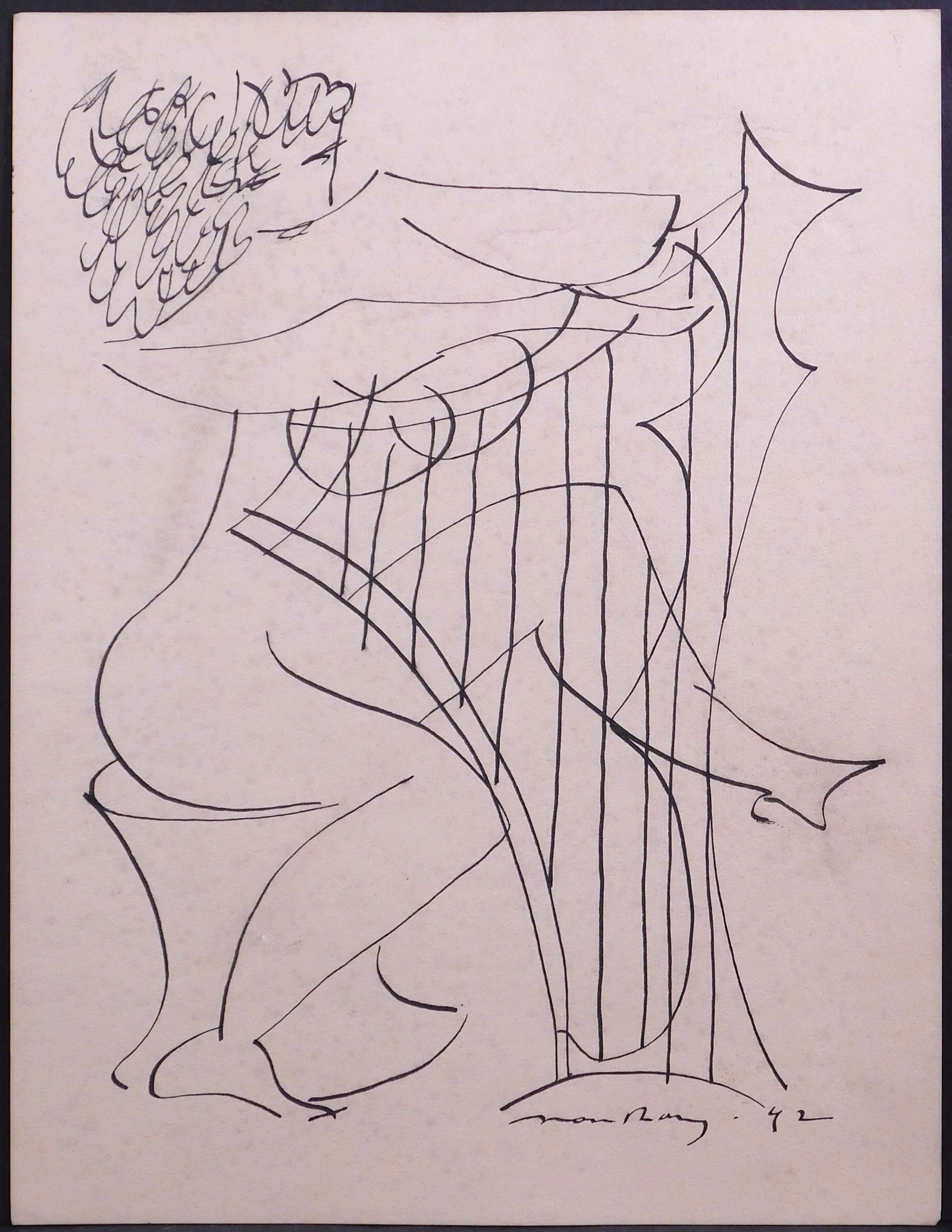 Man Ray, After: Harp Player (1 of 8)