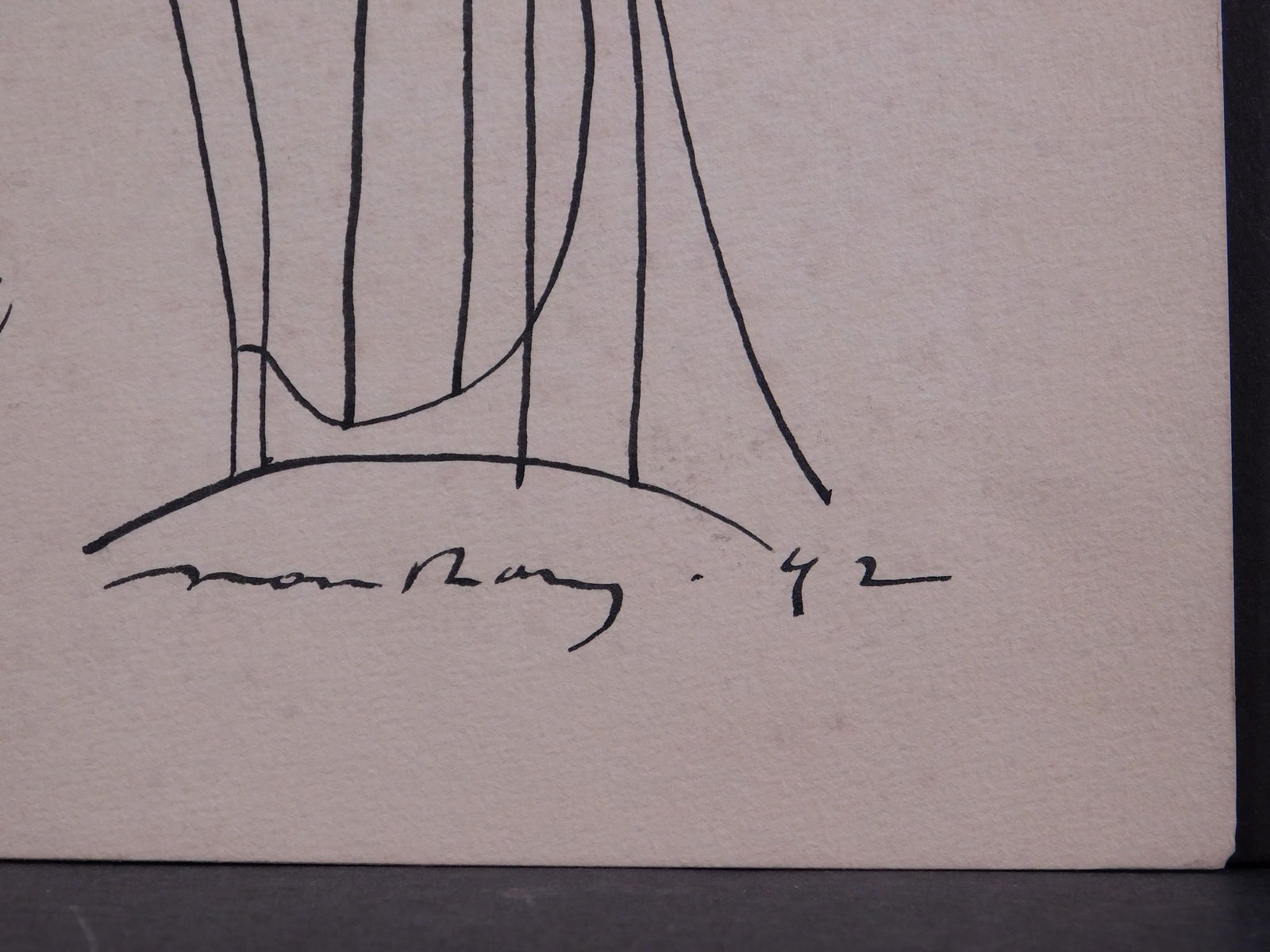 Man Ray, After: Harp Player - 2