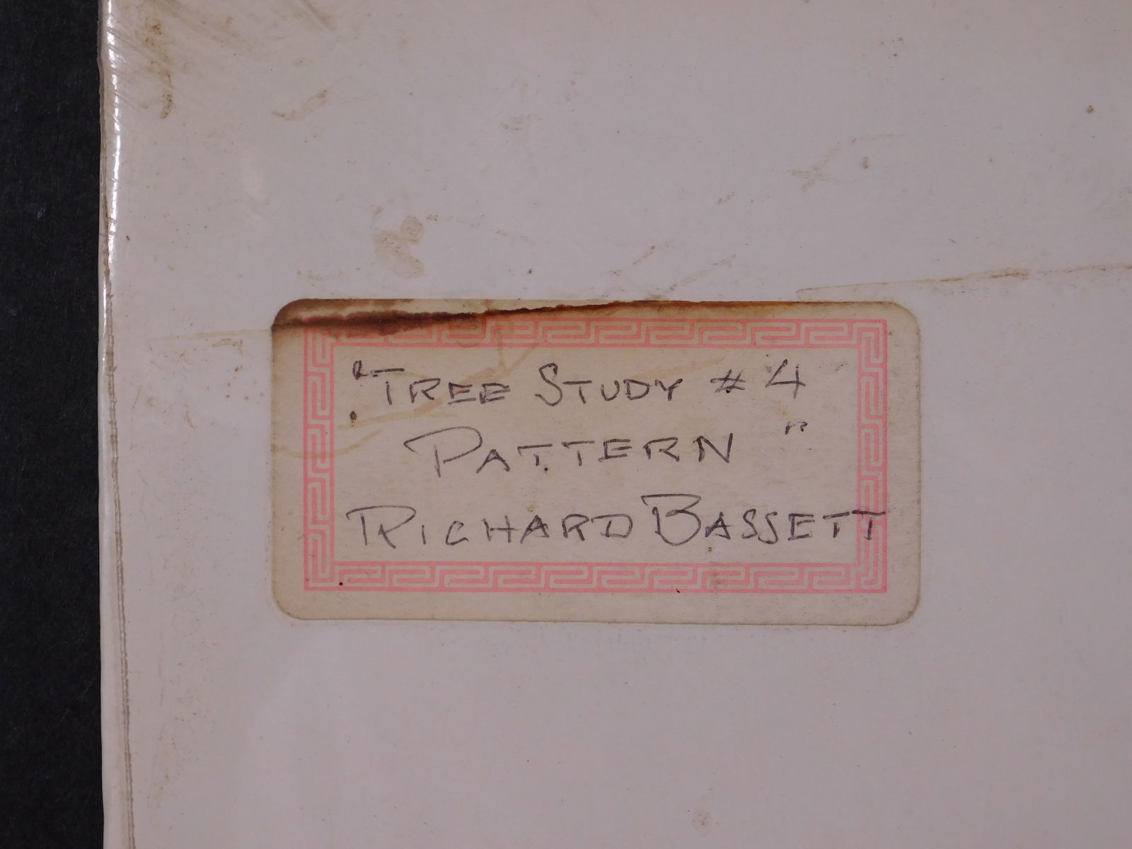 Richard H. Bassett: Tree Study #4 Pattern - 9