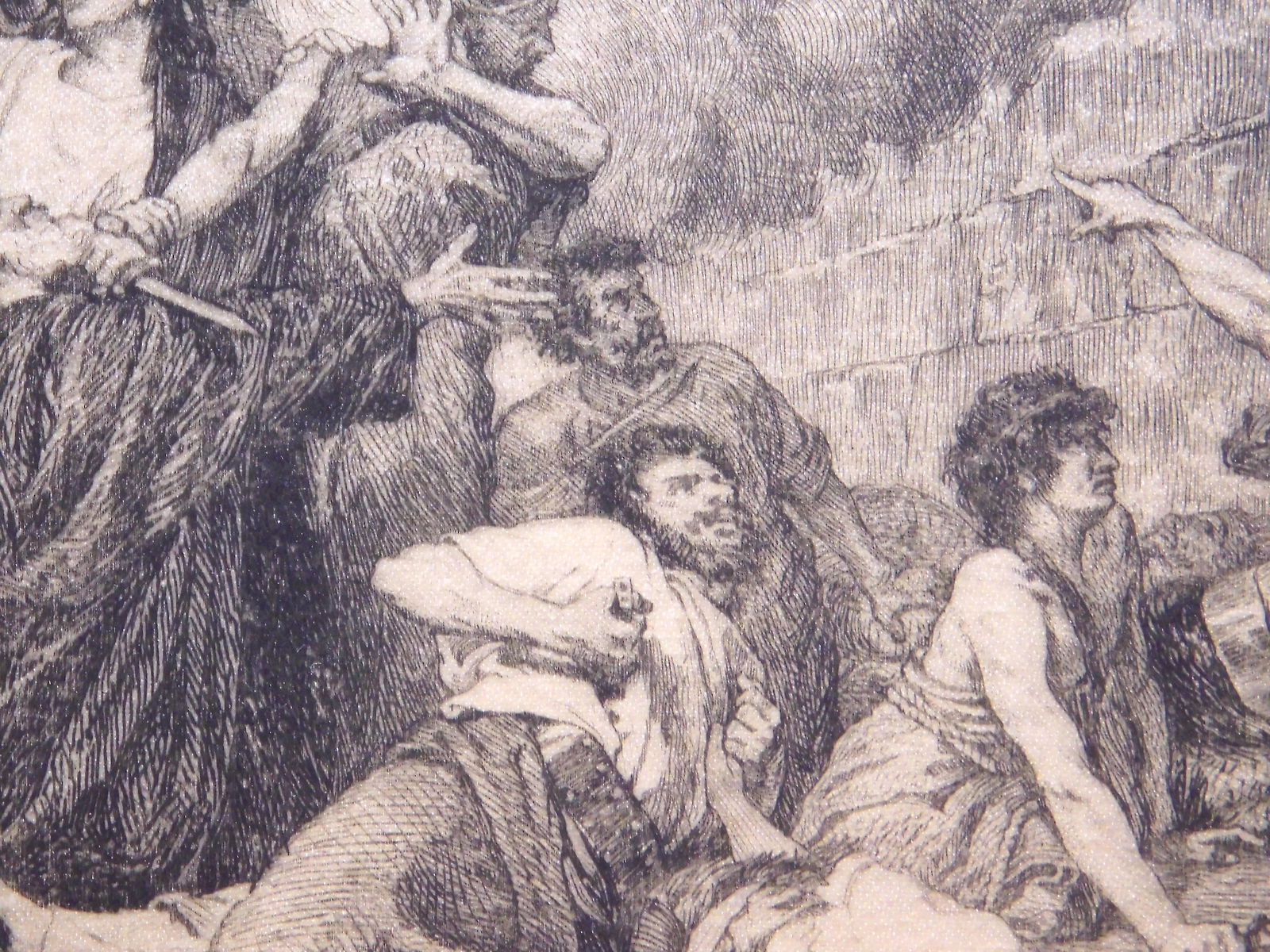 Classical Scene on Satin - 3