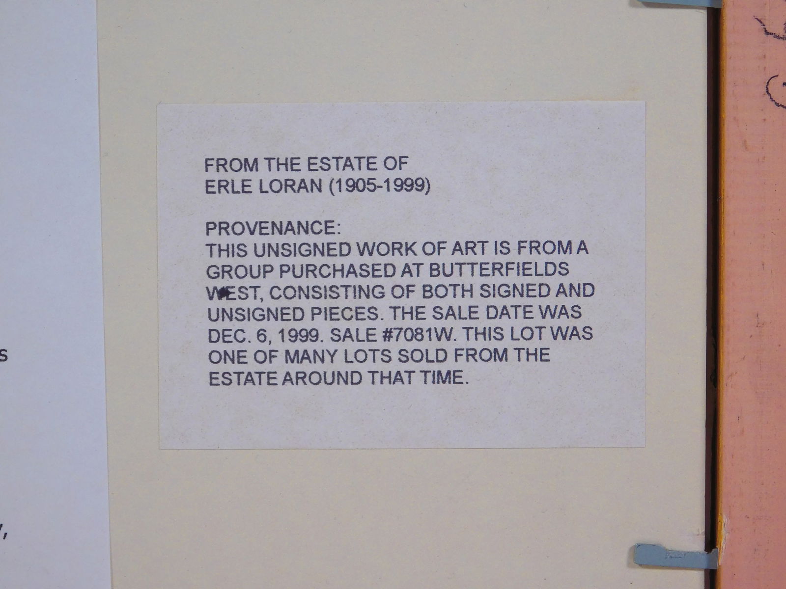 Erle Loran: Desert Landscape - 8