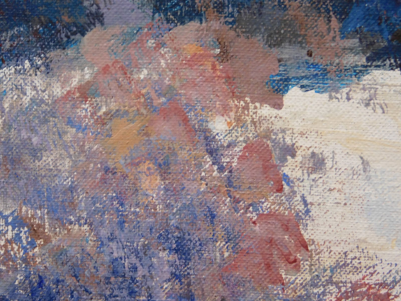 Carl Robert Holty, Attributed: Impressionist Winter Landscape - 4