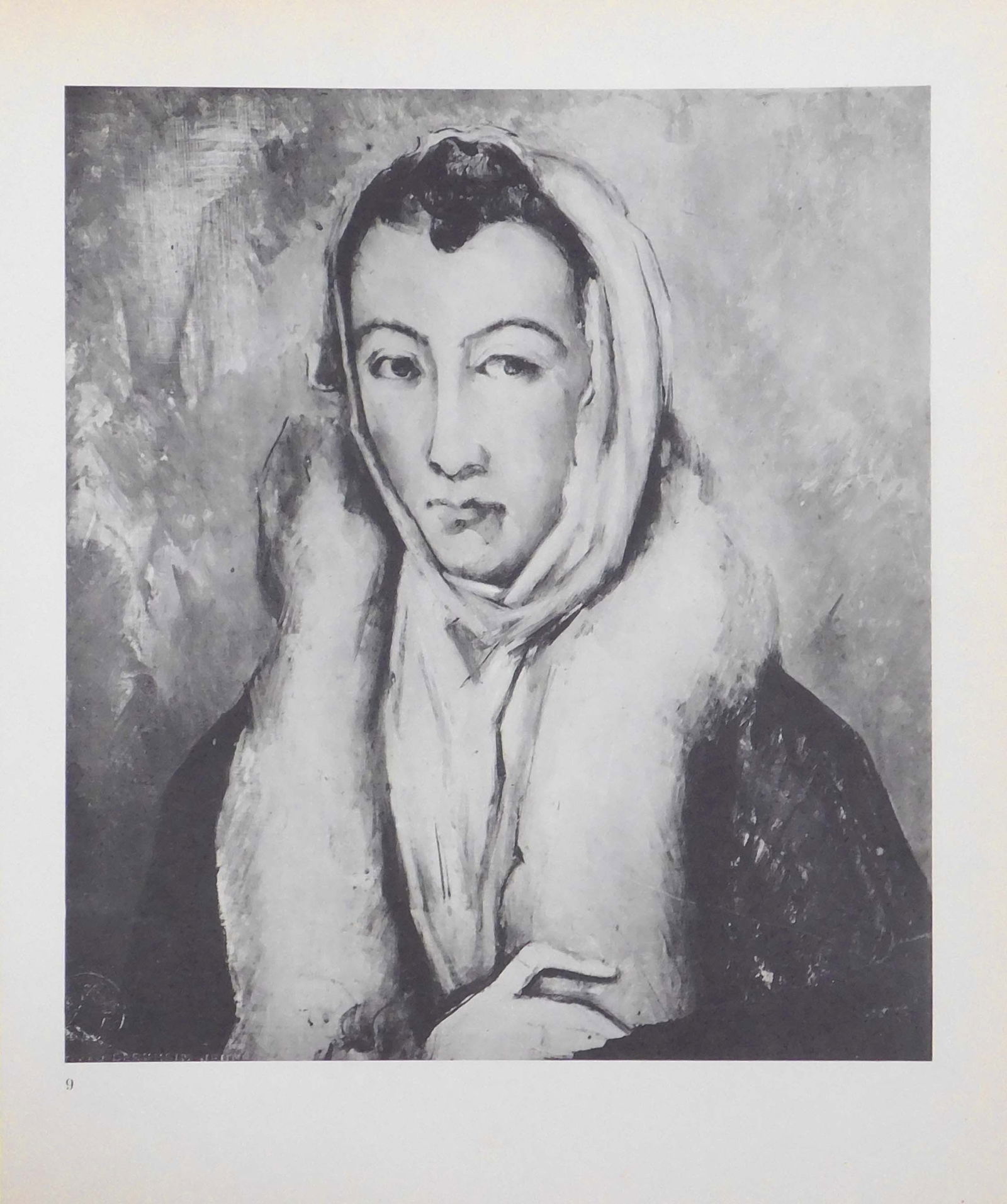 Claude Monet : Woman with a Scarf: Claude Monet (French, 1840-1926): Woman with a Scarf. Very rare, limited edition gravure printed in 1936 by Frazier-Soye in France. Published by San Lazzarro and Weyne. This print is accompanied by a