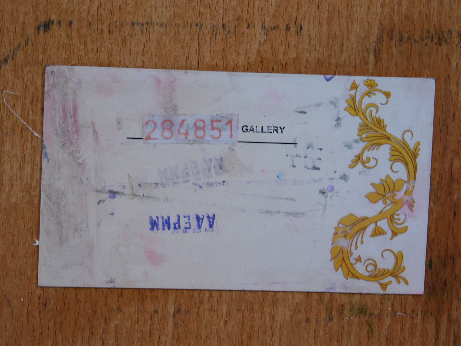 George Chann Attributed: Abstract Painting - 2