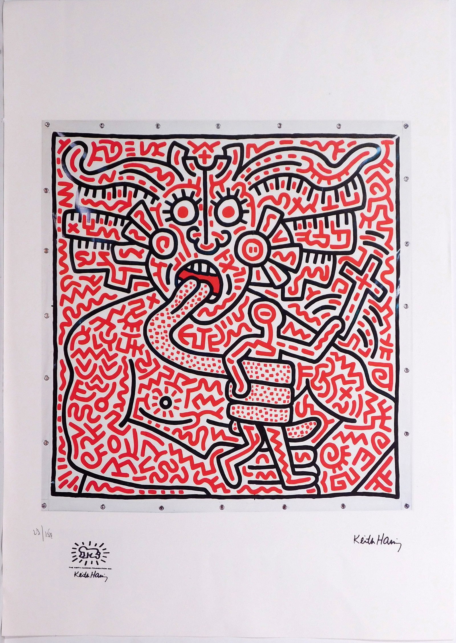 Keith Haring, After: Medusa - 2