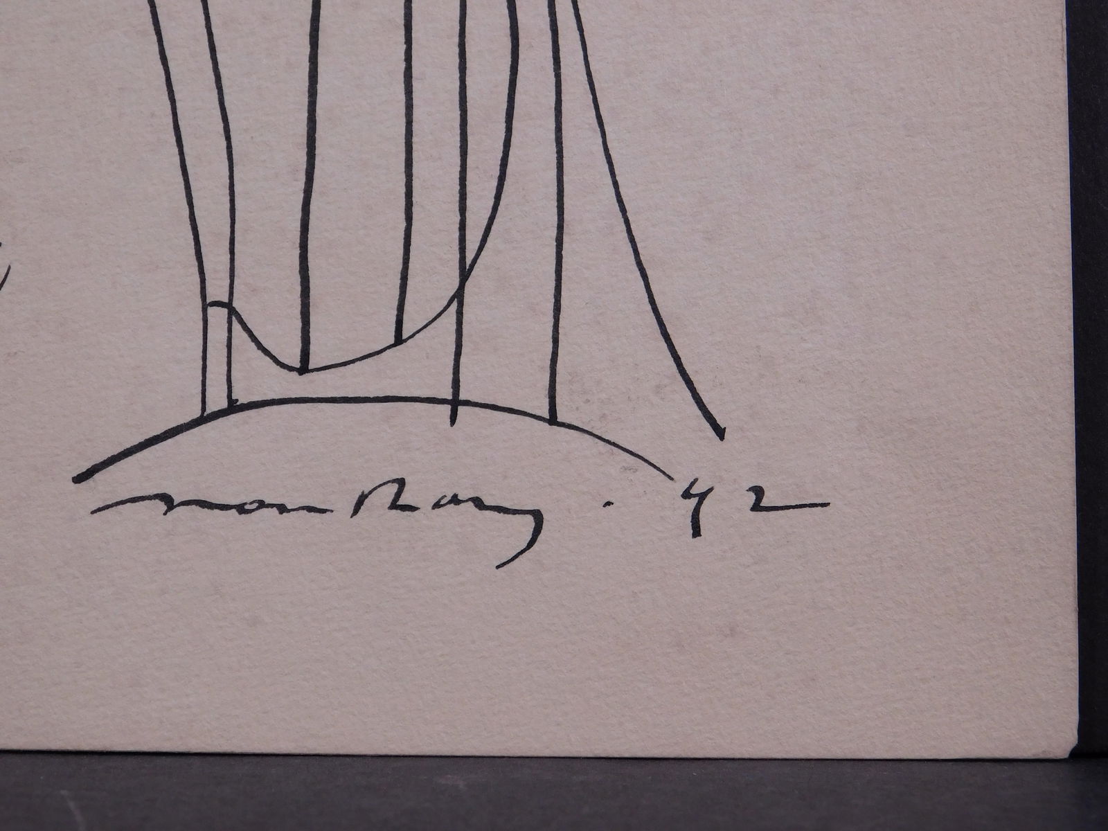 Man Ray, After: Harp Player - 2