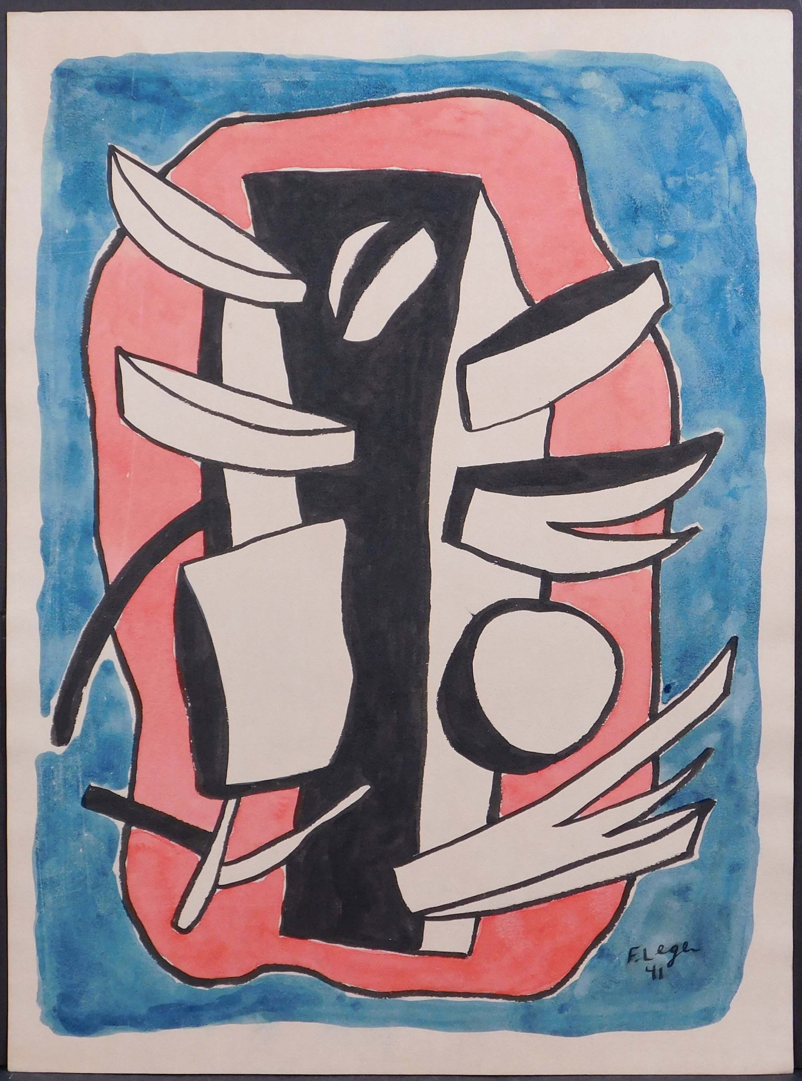 Fernand Leger, Attributed: Abstract Composition (Cubist Still Life) (1 of 8)