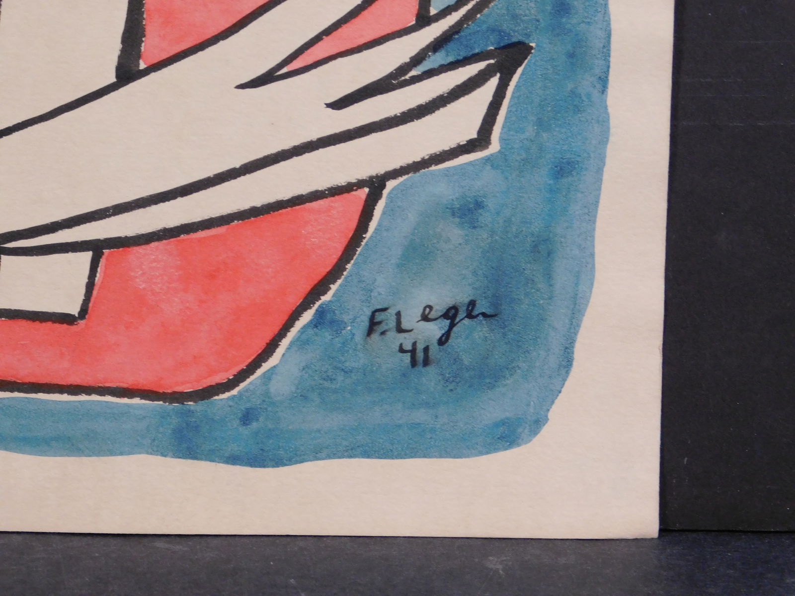 Fernand Leger, Attributed: Abstract Composition (Cubist Still Life) - 2