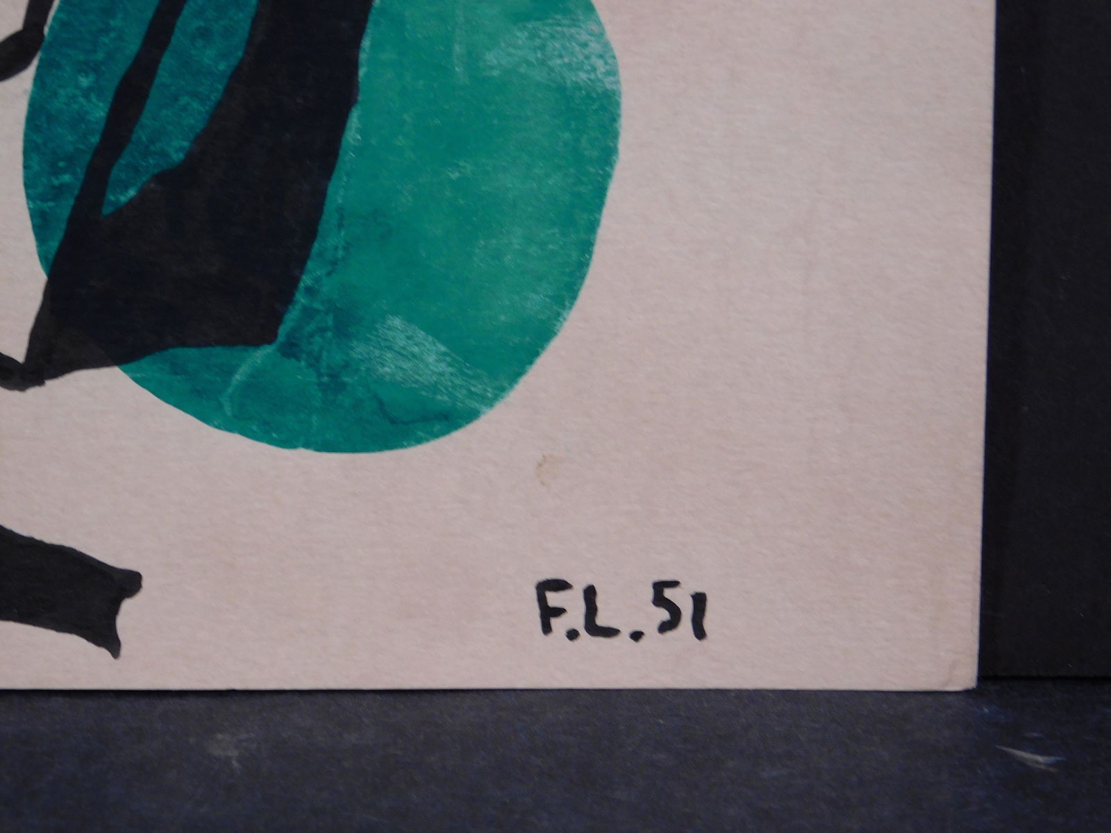 Fernand Leger, Attributed: Oiseau et troncs d'arbre - 2