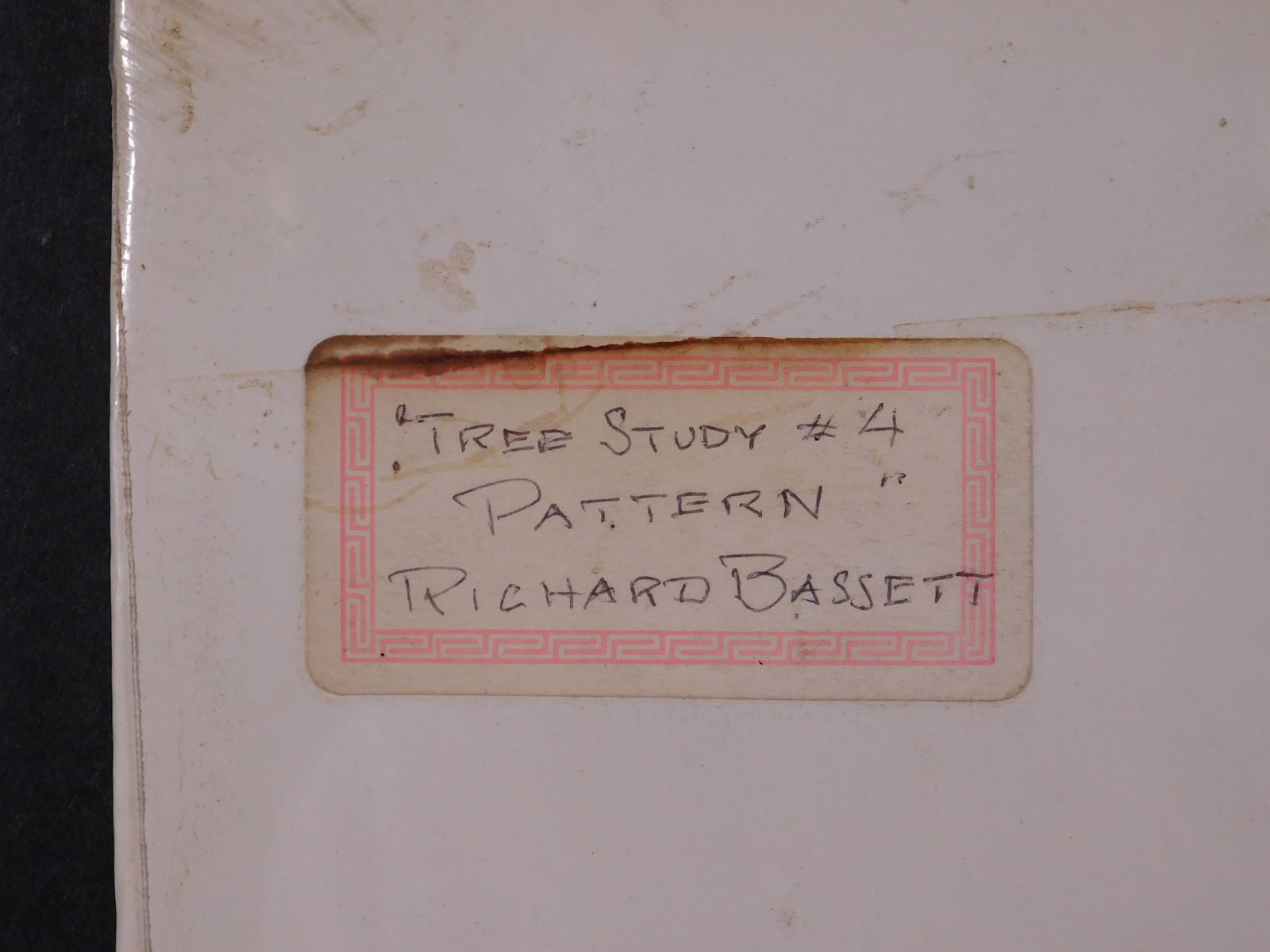Richard H. Bassett: Tree Study #4 Pattern - 9