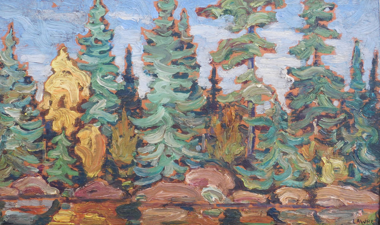 Lawren Harris Attributed: Algoma Sketch - 2