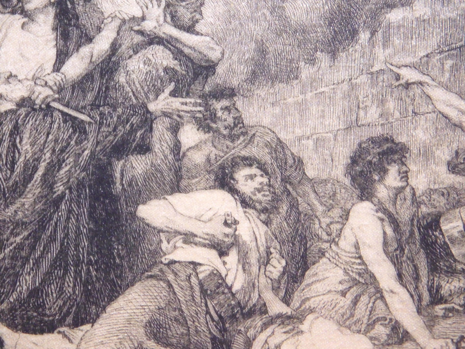 Classical Scene on Satin - 3