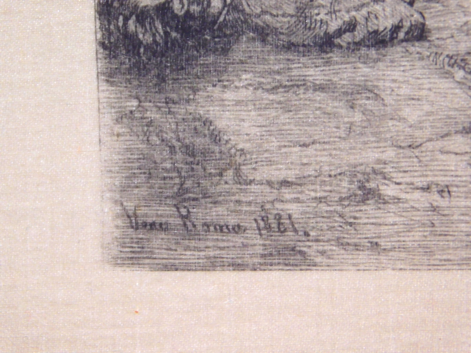 Classical Scene on Satin - 7