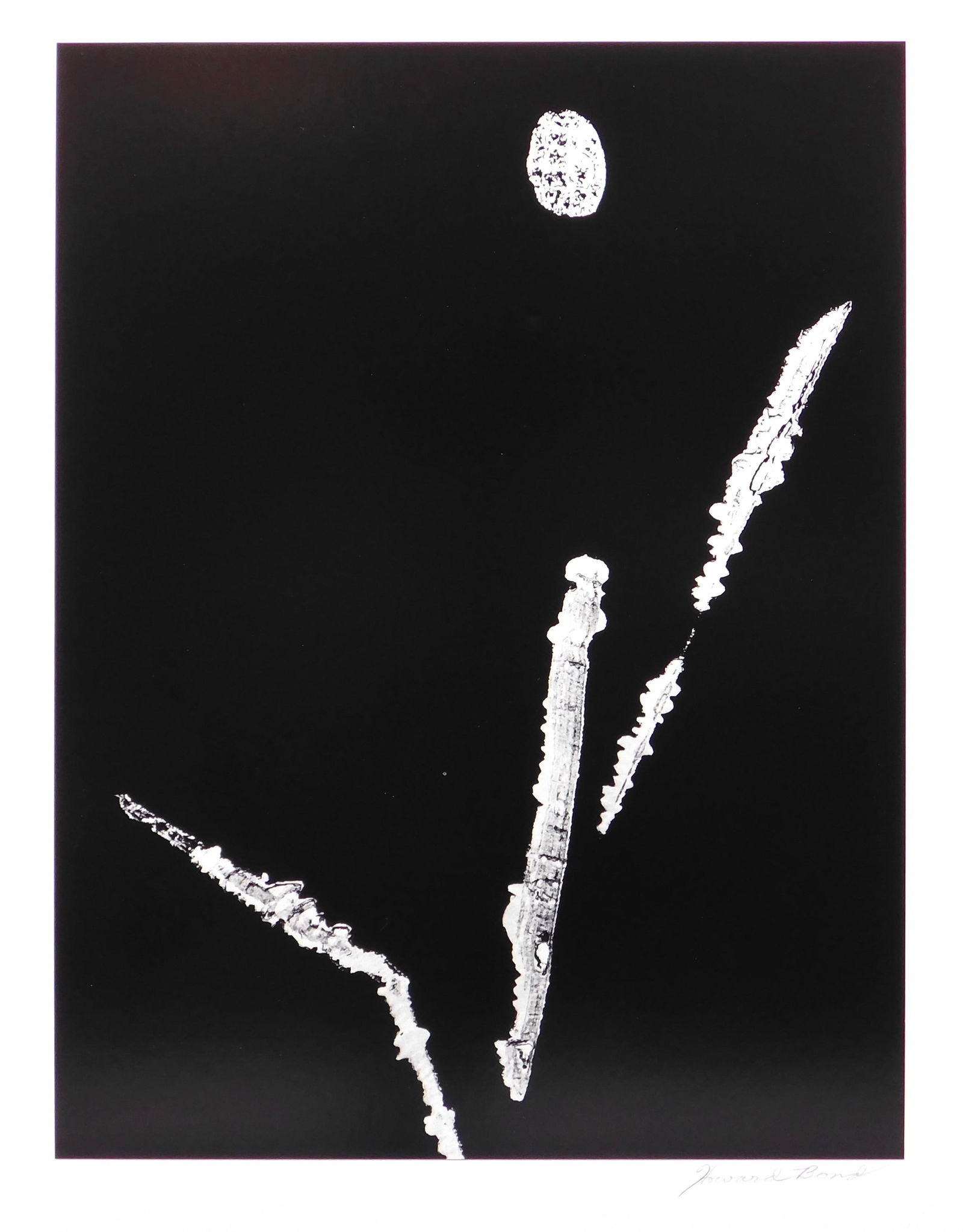 Howard Bond: E.M.I. 8: Howard Bond (American, b. 1931): E.M.I. 8. Silver gelatin print mounted to rag board, from portfolio XXIII Enigma, 2010, signed in pencil below. Edition 6 of 30. Howard Bond was a photographer,