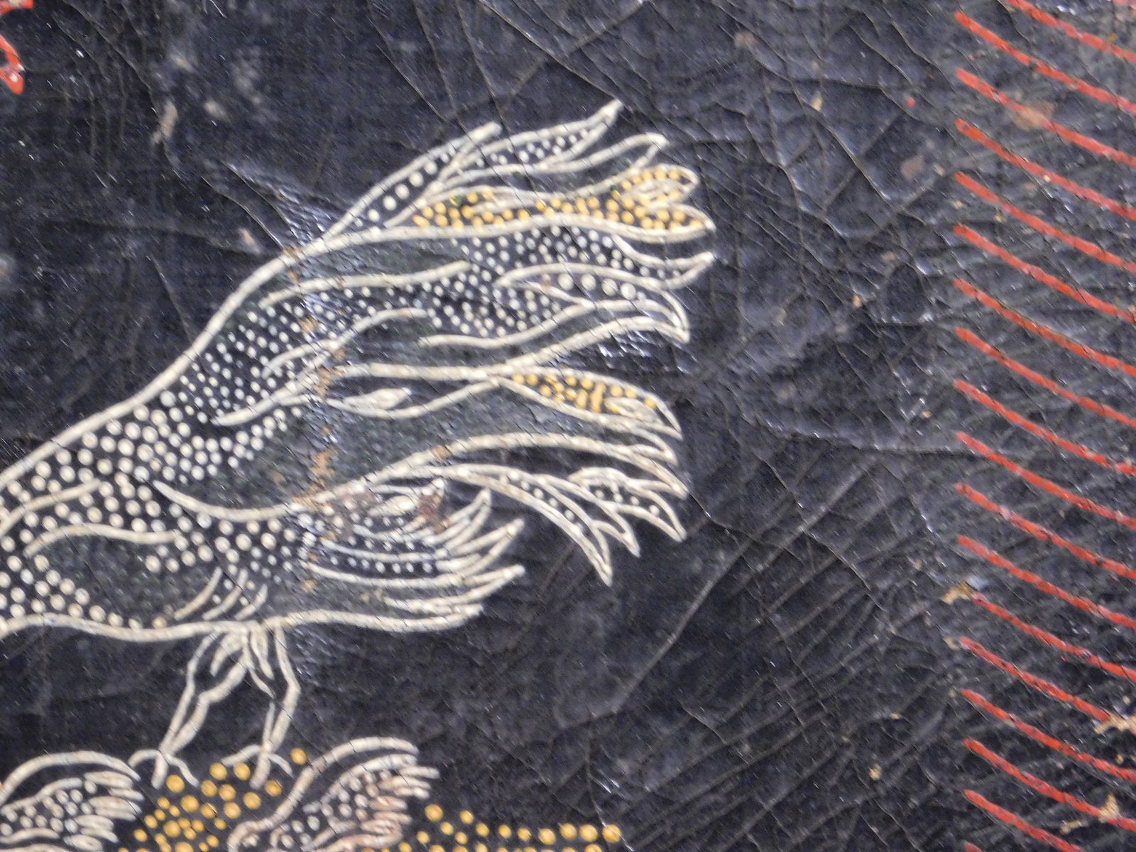 Rooster on Cloth (Black) - 2