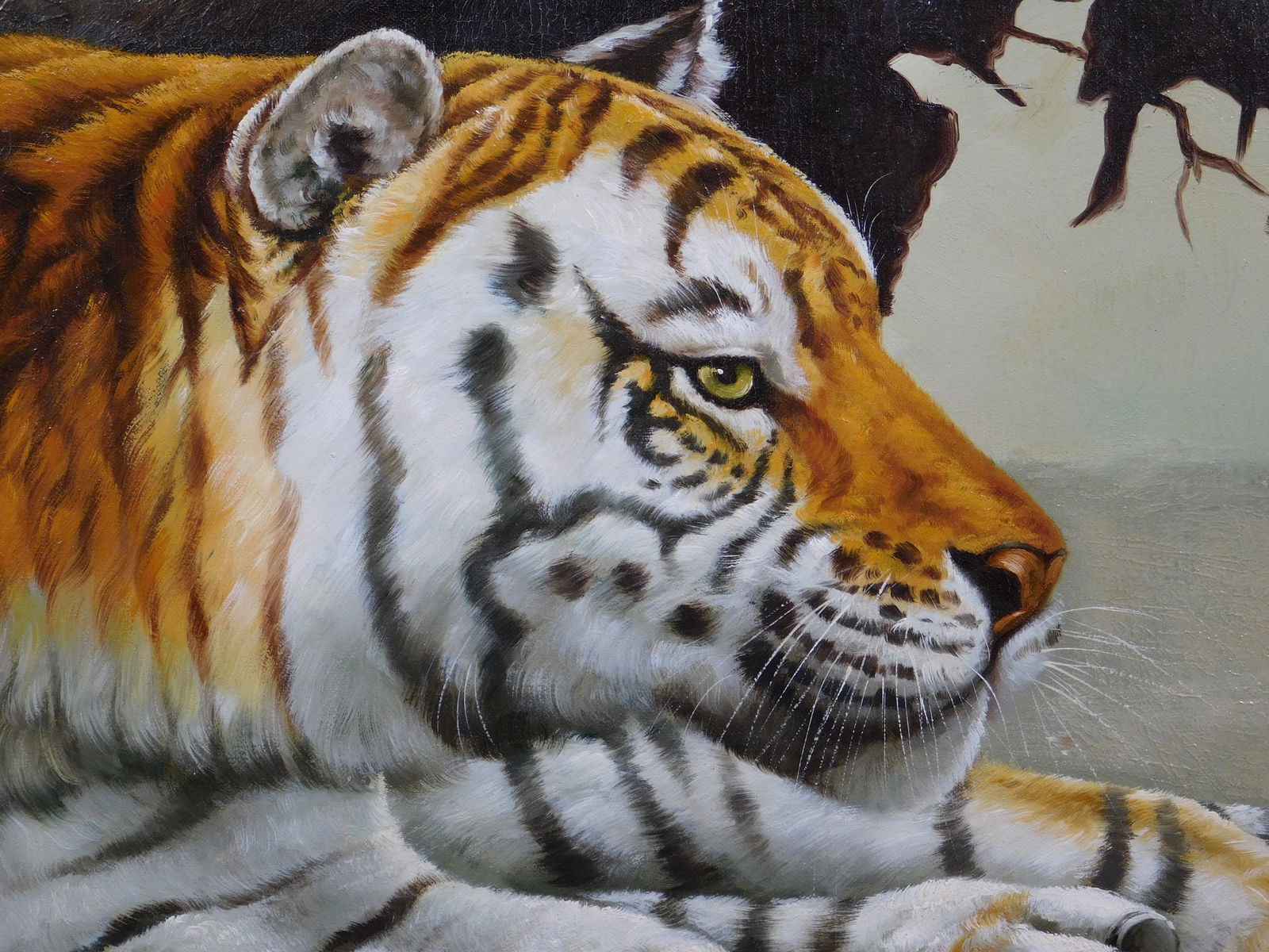 Evans: Tiger Resting on a Beach - 2