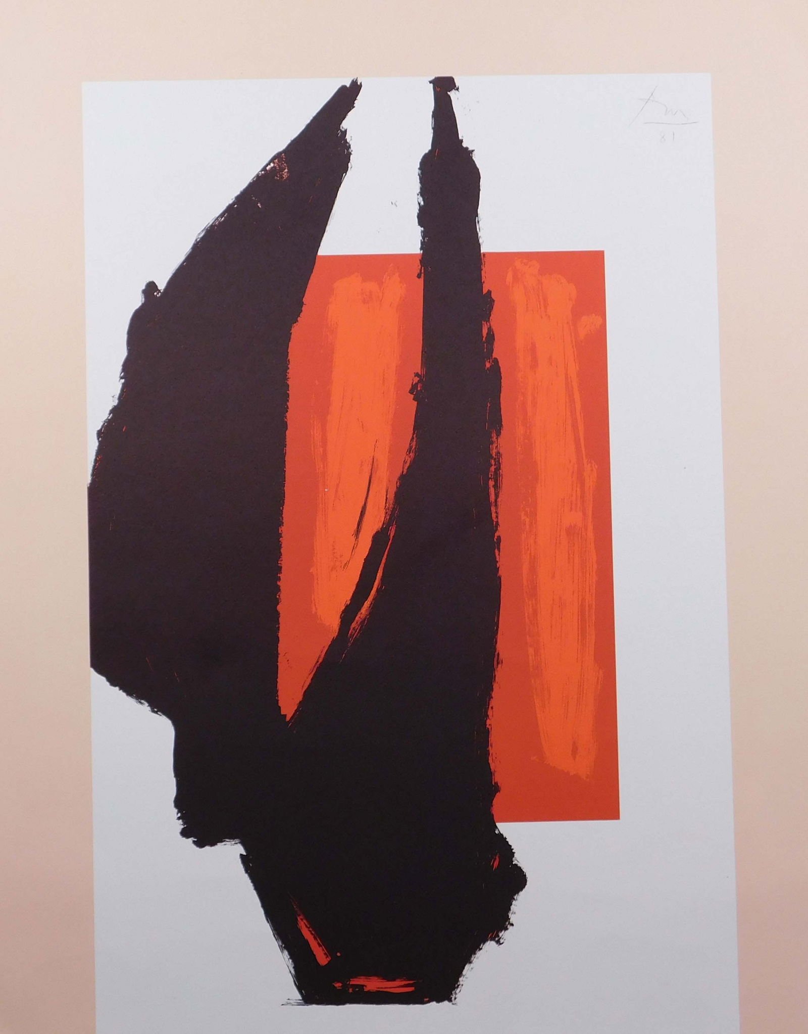 Robert Motherwell: Art 1981 Chicago Print, 1981 (1 of 10)