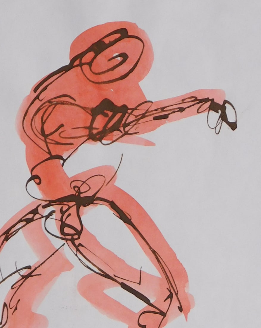 Pablo Picasso Attributed: Red Dancer - 2
