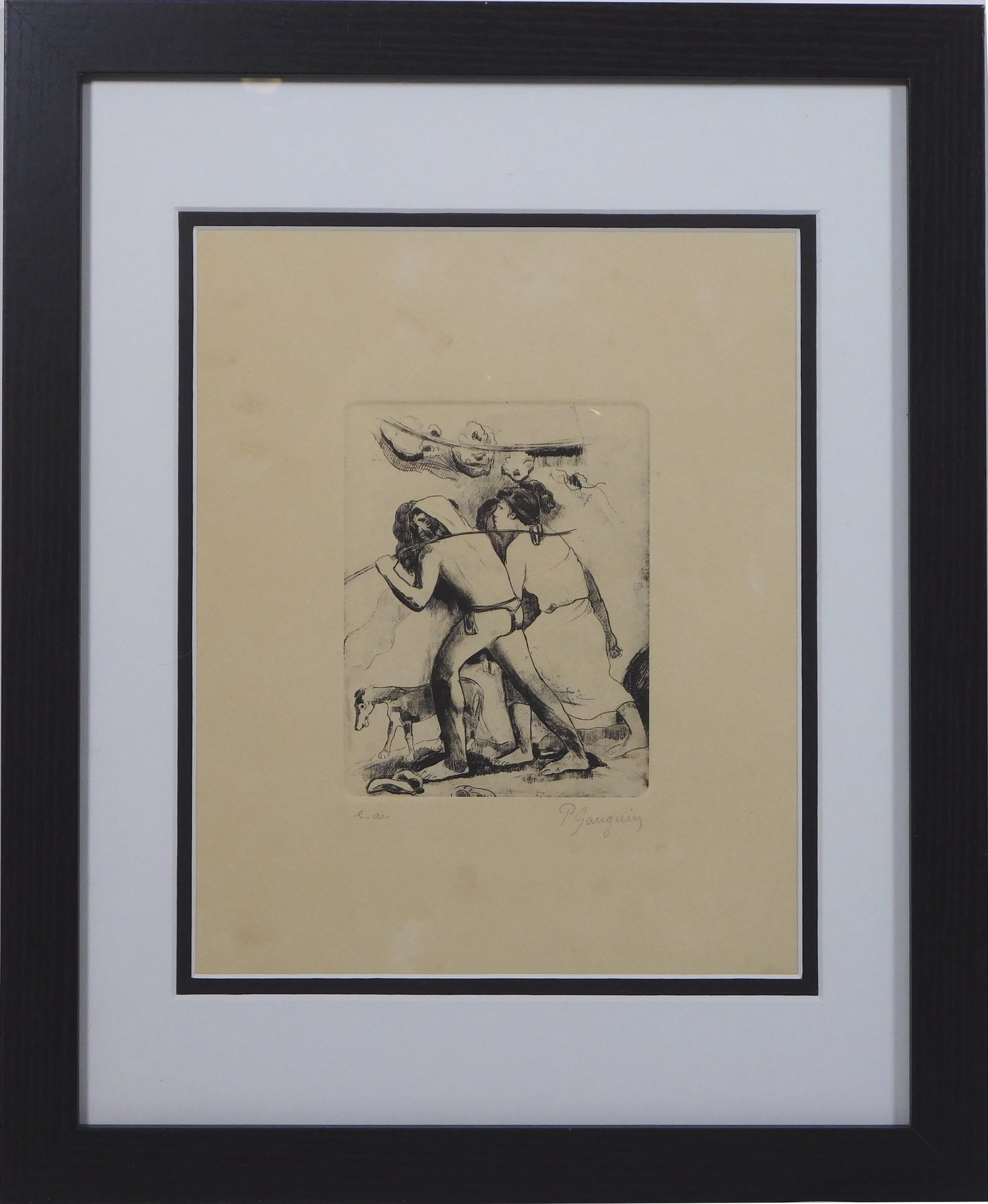 After Paul Gauguin: La Fuite (1 of 7)